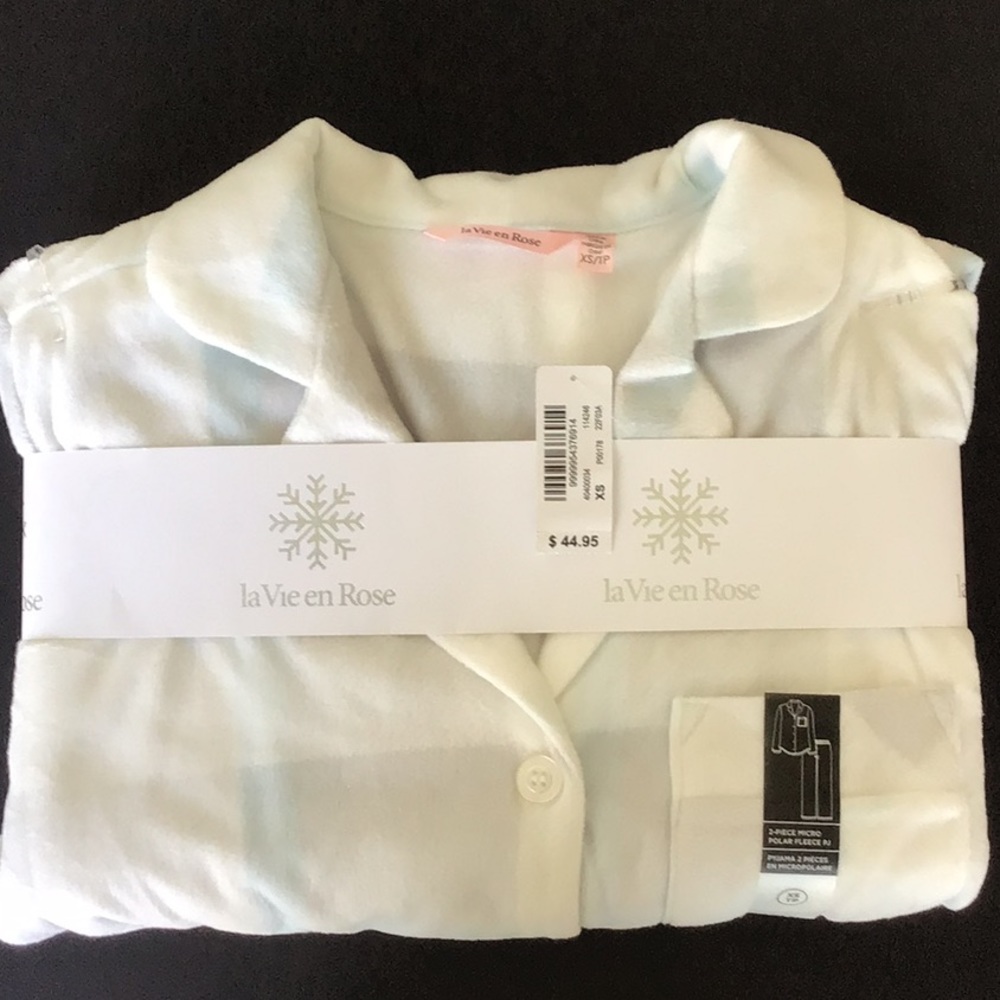 La Vie En Rose 2 piece Micro Polar Fleece Pyjamas